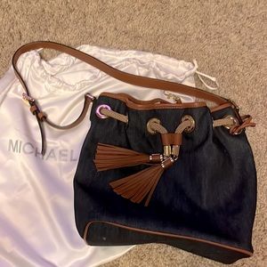Michael Kors denim purse